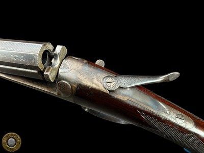 HOLLAND & HOLLAND ROOK RIFLE - 410 2.5" - OCTAGONAL BARREL - ANTIQUE - Image 12 of 20