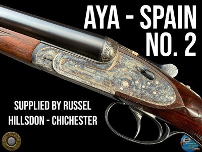 AYA SPAIN - No. 2 HAND-DETACHABLE SIDELOCK 12 GA SXS CASE COLOR - 1970 - Image 1 of 20