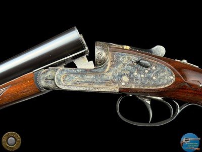 AYA SPAIN - No. 2 HAND-DETACHABLE SIDELOCK 12 GA SXS CASE COLOR - 1970 - Image 9 of 20