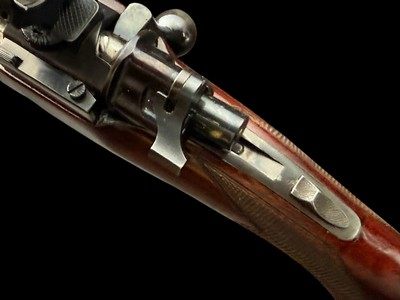 PERUGINI & VISINI | ITALY | 375 H&H | ENGRAVED | 30MM RINGS | SAFARI READY - Image 13 of 17