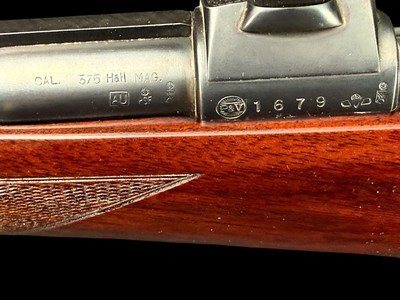 PERUGINI & VISINI | ITALY | 375 H&H | ENGRAVED | 30MM RINGS | SAFARI READY - Image 8 of 17