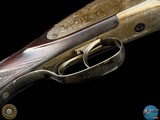 PRE-WAR J.P. SAUER & SOHN SIDELOCK DRILLING - 12-12-5.6X35R - GAME SCENE ENGRAVED - Image 8 of 20
