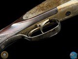 PRE-WAR J.P. SAUER & SOHN SIDELOCK DRILLING - 12-12-5.6X35R - GAME SCENE ENGRAVED - Image 8 of 20