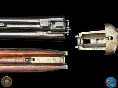 PRE-WAR J.P. SAUER & SOHN SIDELOCK DRILLING - 12-12-5.6X35R - GAME SCENE ENGRAVED - Image 16 of 20