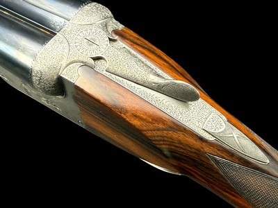 LUCIONO BOSIS | SXS | PEDRETTI BULINO ENGRAVED | 12GA | FABULOUS WOOD - Image 5 of 17
