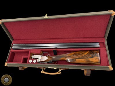 LUCIONO BOSIS | SXS | PEDRETTI BULINO ENGRAVED | 12GA | FABULOUS WOOD - Image 1 of 17