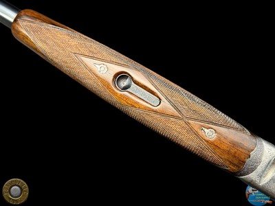 BERETTA ITALY S3 12 GA SIDELOCK O/U - 28.25" IM/FULL - MADE IN 1941 - Image 12 of 20