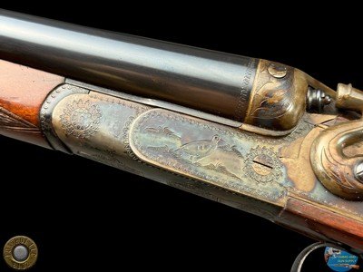 PIOTTI ITALY - SETTER MODEL - 24 GAUGE HAMMER SXS - CASE COLOR - 1961 - Image 18 of 20
