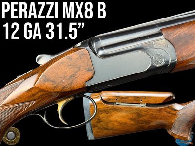 PERAZZI ITALY - MX8 B BUNKER - 12 GA 31.5" - ADJUSTABLE COMB - 1998 - Image 1 of 20