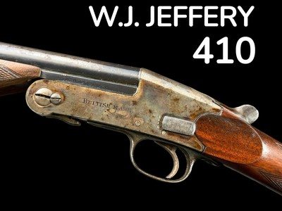 W.J. JEFFERY | LONDON| 410| FOLDING SINGLE SHOT | 'BRITISH MADE