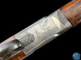 PERAZZI SCO/C SIDEPLATE 2 BBL SET 12 GA - 20 GA - ANGELO GALEAZZI ENGRAVED GAME SCENE - Image 8 of 20