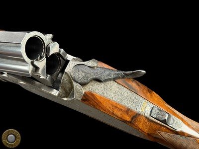 PERAZZI SCO/C SIDEPLATE 2 BBL SET 12 GA - 20 GA - ANGELO GALEAZZI ENGRAVED GAME SCENE - Image 12 of 20