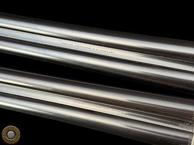 FERLIB ITALY - PAIR OF ROUND-BODY SIDELEVER 20 GA SXS - TALENTI ENGRAVED - Image 12 of 20