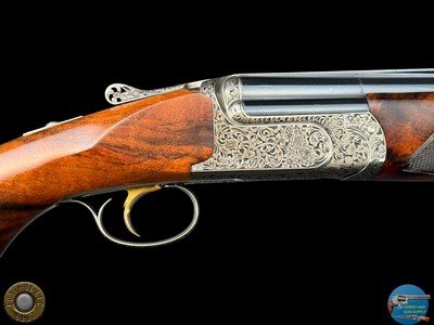PERAZZI MX8 B 12 GA 29.5" - EXHIBITION GRADE LEFT HAND STOCK - GAMBA ENGRAVED - Image 7 of 20