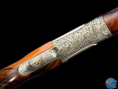 PERAZZI MX8 B 12 GA 29.5" - EXHIBITION GRADE LEFT HAND STOCK - GAMBA ENGRAVED - Image 8 of 20