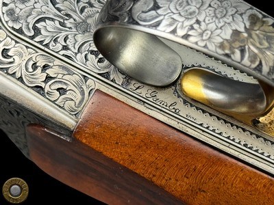 PERAZZI MX8 B 12 GA 29.5" - EXHIBITION GRADE LEFT HAND STOCK - GAMBA ENGRAVED - Image 20 of 20