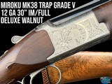 MIROKU MK38 TRAP GRADE V - 12 GA 30" IM/FULL - DELUXE WOOD - HIGH COMB - Image 1 of 20
