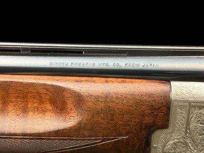 MIROKU MK38 TRAP GRADE V - 12 GA 30" IM/FULL - DELUXE WOOD - HIGH COMB - Image 10 of 20