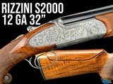 RIZZINI ITALY - S2000 12 GA 32" STEEL SHOT PROOF BARRELS - ADJ COMB - CASED - Image 1 of 20