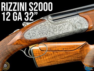 RIZZINI ITALY - S2000 12 GA 32" STEEL SHOT PROOF BARRELS - ADJ COMB - CASED - Image 1 of 20