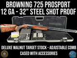 BROWNING 725 PROSPORT 12 GA 32" - ADJ COMB - STEEL SHOT - 2023 - CASED - Image 1 of 20