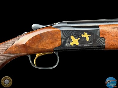 BROWNING B725 HUNTER G1 LH 20 GA 3" - 30" STEEL SHOT BARRELS - GOLD BIRDS - Image 6 of 20