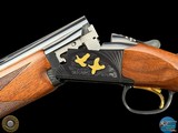 BROWNING B725 HUNTER G1 LH 20 GA 3" - 30" STEEL SHOT BARRELS - GOLD BIRDS - Image 9 of 20