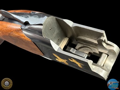 BROWNING B725 HUNTER G1 LH 20 GA 3" - 30" STEEL SHOT BARRELS - GOLD BIRDS - Image 19 of 20