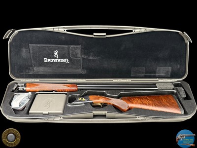 BROWNING B725 HUNTER G1 LH 20 GA 3" - 30" STEEL SHOT BARRELS - GOLD BIRDS - Image 20 of 20