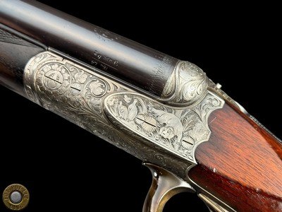 F.W. HEYM GERMANY- 16 GA SXS - GAME SCENE ENGRAVED - 29.5" IM/FULL - Image 20 of 20