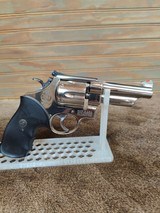 Smith & Wesson Model 27-2, Nickel 357 Magnum, 4