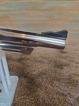 Smith & Wesson Model 27-2 Nickel, 357 Magnum, 5
