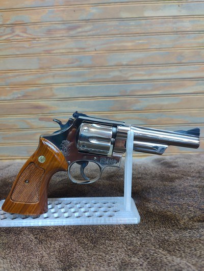 Smith & Wesson Model 27-2 Nickel, 357 Magnum, 5