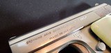 Baby Browning 25 ACP (6.35mm), Nickel, Pearl Grips, Excellent! 1959, RARE - 4 of 5