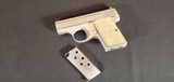 Baby Browning 25 ACP (6.35mm), Nickel, Pearl Grips, Excellent! 1959, RARE - 5 of 5