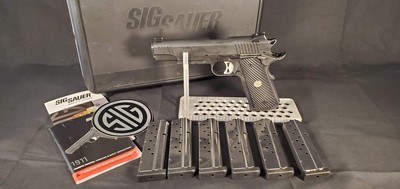 Sig Sauer, Tac Ops 1911, 9mm, 7 Magazines, LNIB!
