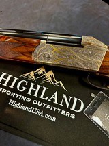 Krieghoff K80 Custom Gold & Silver Scroll