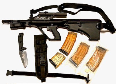 MSAR STG-556 Bullpup Carbine with Scope, Case and accessories