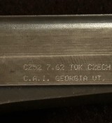 1953- CZ VZ 52 Pistol 7.62x25 Tokarev, Holster, Ammo
(1 box) - 7 of 15