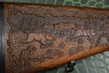 J.P. Sauer & Son Model 200 Bolt Action Rifle with Schmidt & Bender Scope, Carved Stock and Case - 17 of 23
