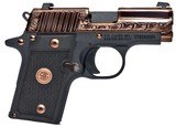 Sig Sauer, P238, .380 ACP, 3? Barrel, 7+1 Rounds, Black G10 Grip Rose Gold PVD Stainless Steel - 2 of 2