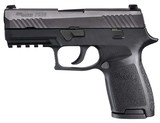 Sig Sauer, P320 Compact, 9mm Luger, 3.9" Barrel, 15+1 Rounds, Black Polymer Grip, Black Nitron Stainless Steel - 2 of 2