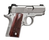Kimber, Micro 380, .380ACP, 2.75" Barrel, 6 Round, Rosewood, Stainless - 2 of 2