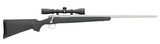 Remington, 700 ADL with Scope, Bolt Action, .270 Winchester, 24? Barrel, 4+1, Synthetic Black Stock, Satin Stainless - 2 of 2