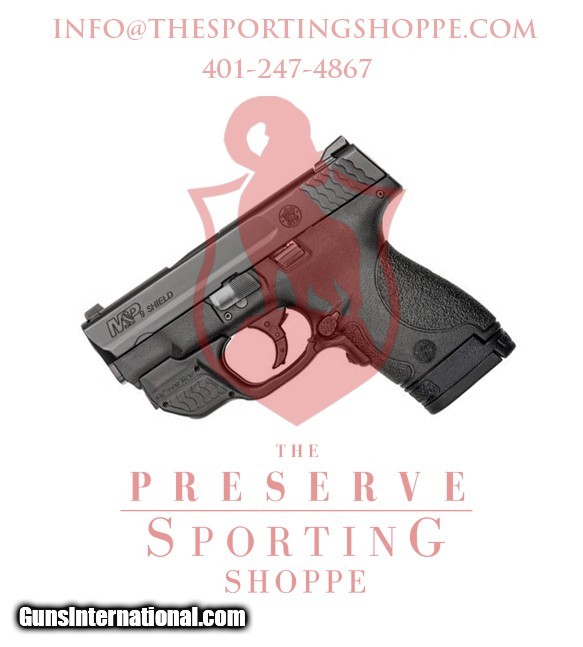Smith & Wesson M&P Shield w/Crimson Trace Green Laserguard Double 9MM