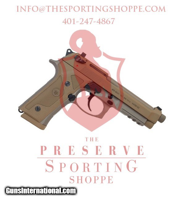 Beretta M9A3 Type G 9mm Threaded Barrel Handgun