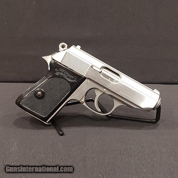 Pre-Owned - Walther PPK 9mm Stainless Steel Handgun