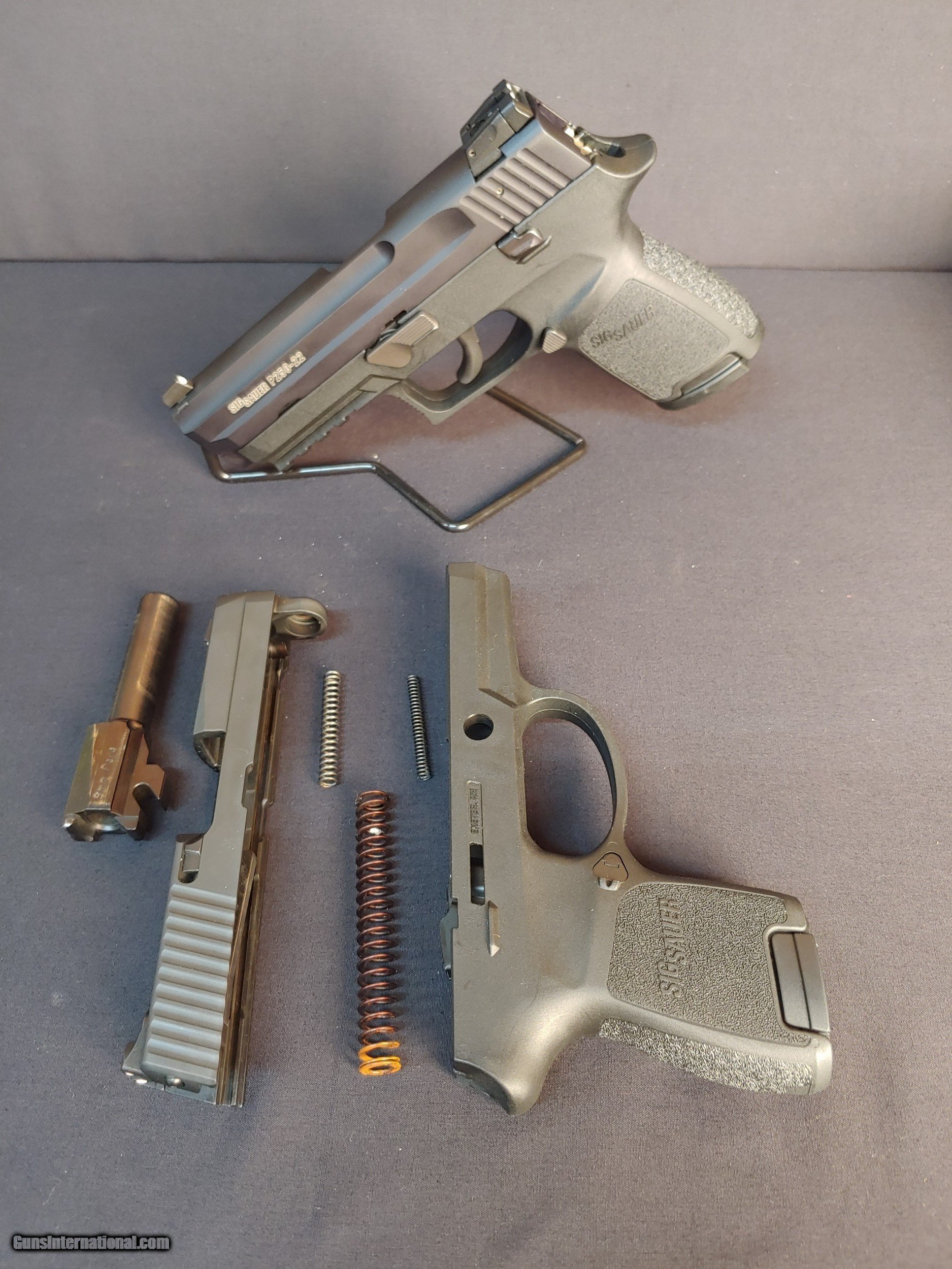 PreOwned Sig Sauer P250 .22LR Handgun w/ 9mm Conversion Kit