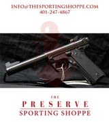 Ruger Mark IV 22/45 Semi Auto Pistol .22 Long Rifle 5.50" Bull Barrel 10 Rounds - 1 of 9