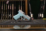 Glock 43X Robin Egg Blue Semi-Auto 9mm 3.41